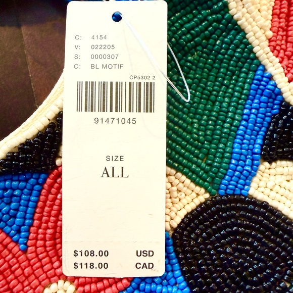 NEW! The Tate Beaded Handbag: Geo Floral Edition by Maeve - Picture 4 of 7